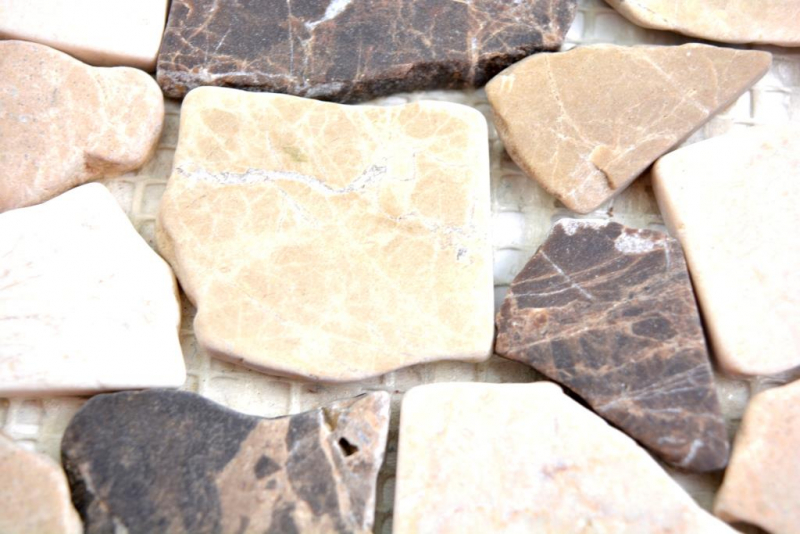 Mármol frontera frontera Castanao crema beige marrón piedra natural frontera pared baño cocina suelo sauna aseo - MOSBOR-CB15