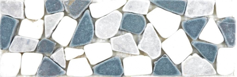 Borde de mármol gris blanco negro antracita borde de piedra natural pared baño cocina suelo WC sauna - MOSBOR-GW19