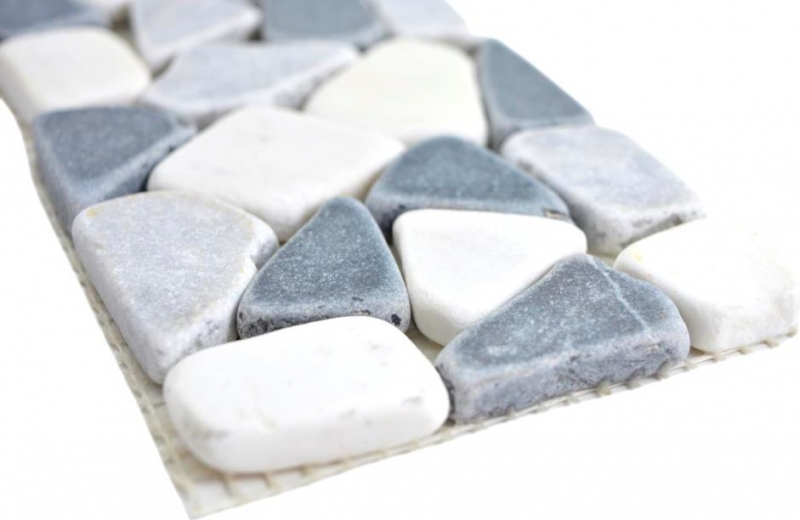 Borde de mármol gris blanco negro antracita borde de piedra natural pared baño cocina suelo WC sauna - MOSBOR-GW19