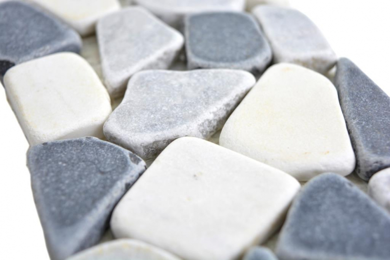 Borde de mármol gris blanco negro antracita borde de piedra natural pared baño cocina suelo WC sauna - MOSBOR-GW19