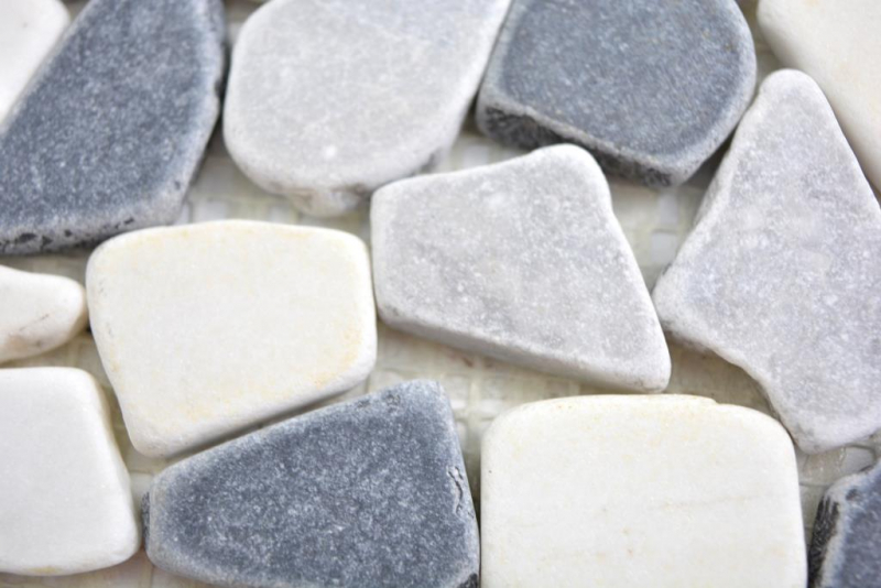 Borde de mármol gris blanco negro antracita borde de piedra natural pared baño cocina suelo WC sauna - MOSBOR-GW19