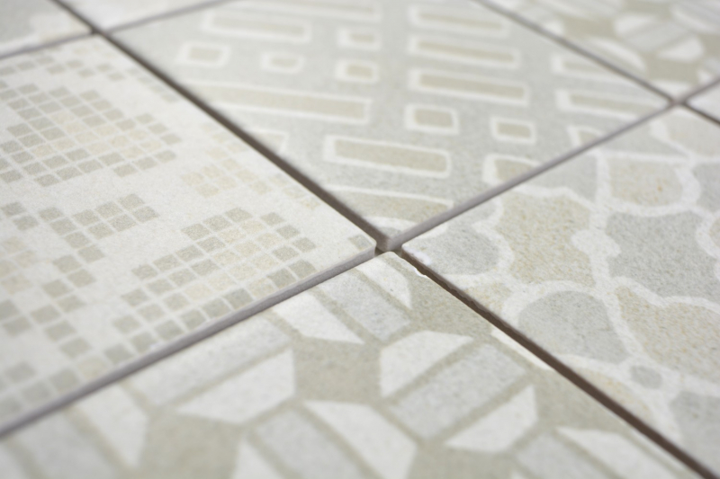 Muestra de mano cerámica mosaico picolo BIANCO mosaico azulejo pared azulejo backsplash cocina baño MOS22B-B01_m