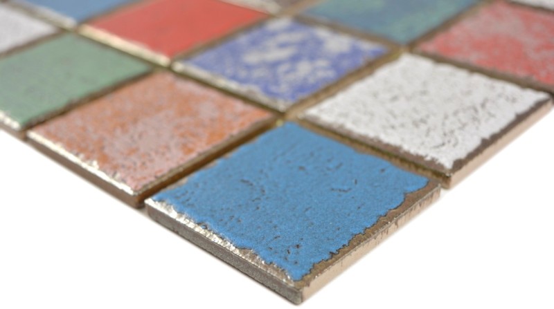 Cerámica mosaico azulejo colorido vintage retro utilizado mirada mosaico azulejo pared azulejo backsplash cocina - MOS24-1234
