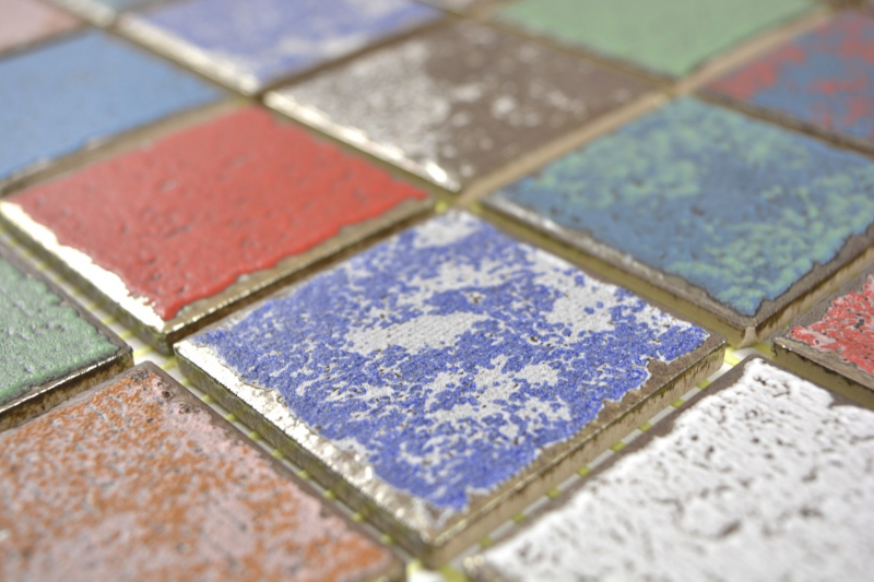 Cerámica mosaico azulejo colorido vintage retro utilizado mirada mosaico azulejo pared azulejo backsplash cocina - MOS24-1234