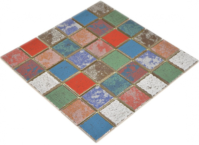 Cerámica mosaico azulejo colorido vintage retro utilizado mirada mosaico azulejo pared azulejo backsplash cocina - MOS24-1234