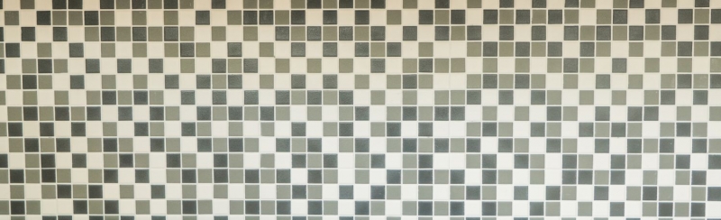 Mosaico de cerámica negro blanco antracita mate PISOS DE DUCHA SLIPPROOF - MOS18-2213-R10