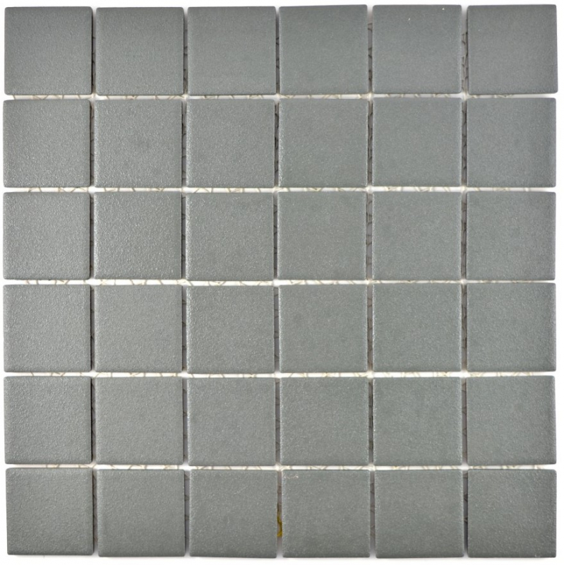 Muestra de mano mosaico azulejo cerámica gris metal SLIPPROOF SLIPPROOF MOS14-0222-R10_m