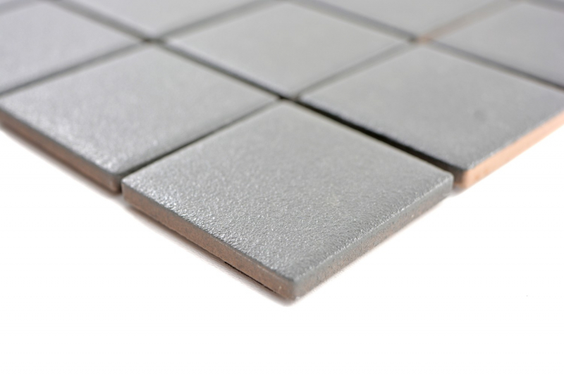 Muestra de mano mosaico azulejo cerámica gris metal SLIPPROOF SLIPPROOF MOS14-0222-R10_m