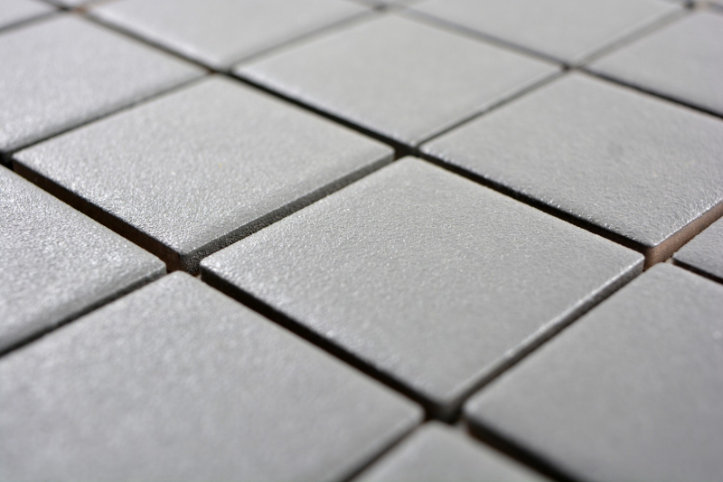 Muestra de mano mosaico azulejo cerámica gris metal SLIPPROOF SLIPPROOF MOS14-0222-R10_m
