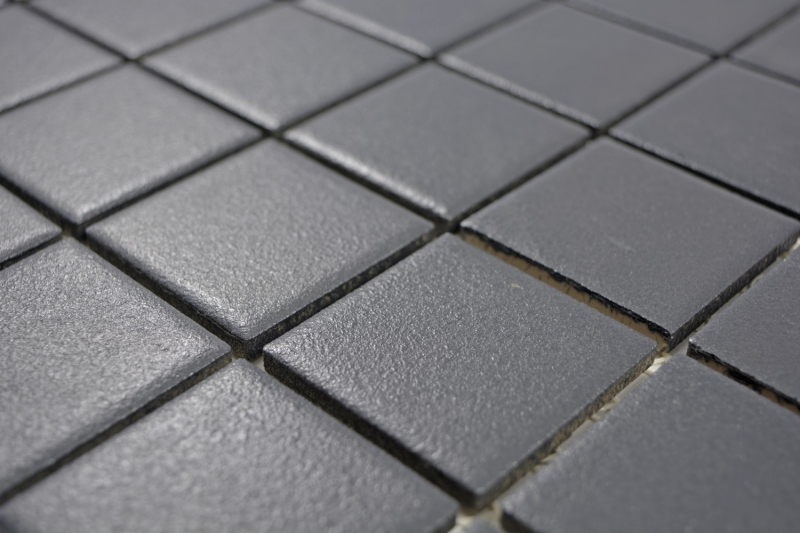Muestra de mano mosaico azulejo de cerámica suave negro SLIPPROOF SLIPPROOF MOS14-0311-R10_m