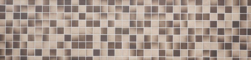 Mosaico de cerámica MARRON BEIGE MIX SMOOTH SLIPPROOF backsplash cocina - MOS16-1211-R10
