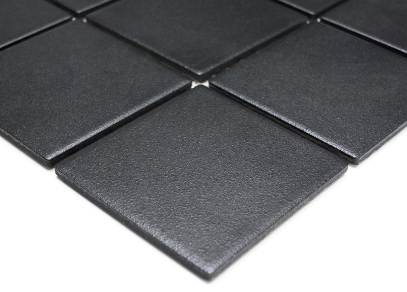 Mosaico de azulejos de pared de cerámica antracita negro antideslizante antideslizante plato de ducha azulejo del piso WC - MOS22-0302-R10