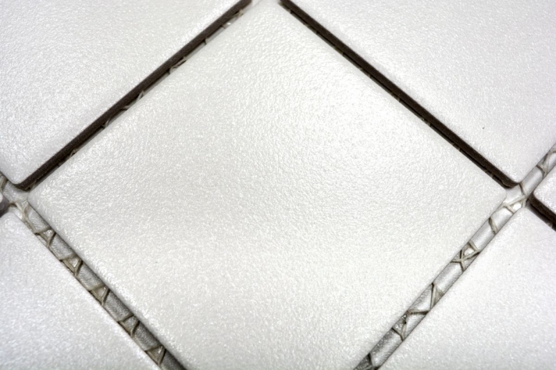 Mosaico de azulejos de pared piso de cerámica blanco antideslizante antideslizante plato de ducha piso azulejos backsplash - MOS22-0102-R10
