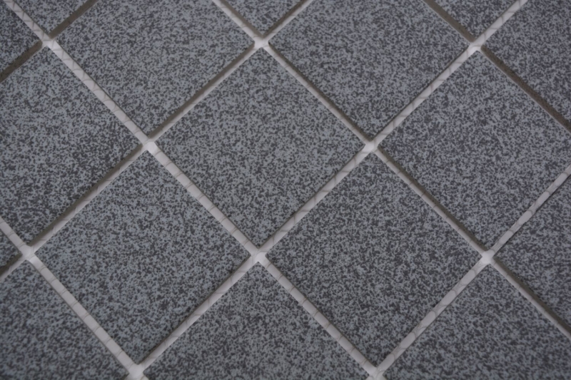 Azulejo de mosaico de cerámica de piedra gris SLIPPROOF SLIPPROOF piso de la ducha azulejo del baño azulejo de la cocina - MOS14-0202-R10