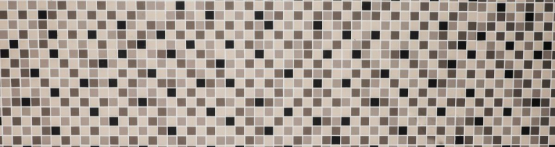 Azulejo de mosaico de cerámica de color beige claro gris sin esmaltar salpicadero de la cocina MOS18-0205_f