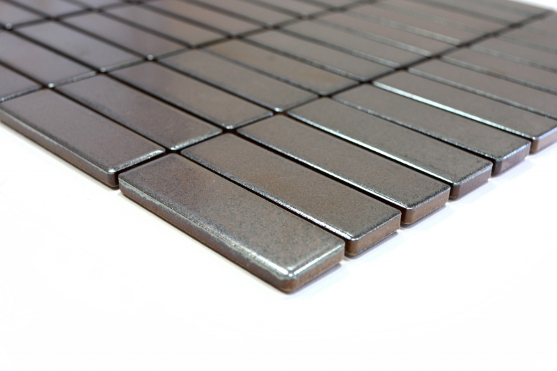 Rod Mosaico de Azulejos de Cerámica Revestimiento de Pared Decorativo Antracita MOS24-0217_f