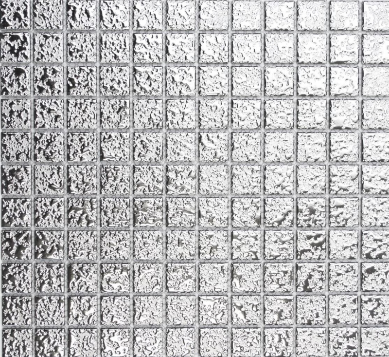 Mosaico de cerámica azulejos de mosaico PLATA textura pared azulejo backsplash cocina MOS18-0207