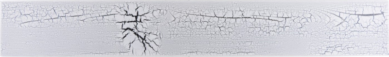 Paneles de madera autoadhesivos Revestimiento de pared Revestimiento de pared de madera Panel de pared blanco MOS170-W005 ( 9 piezas)
