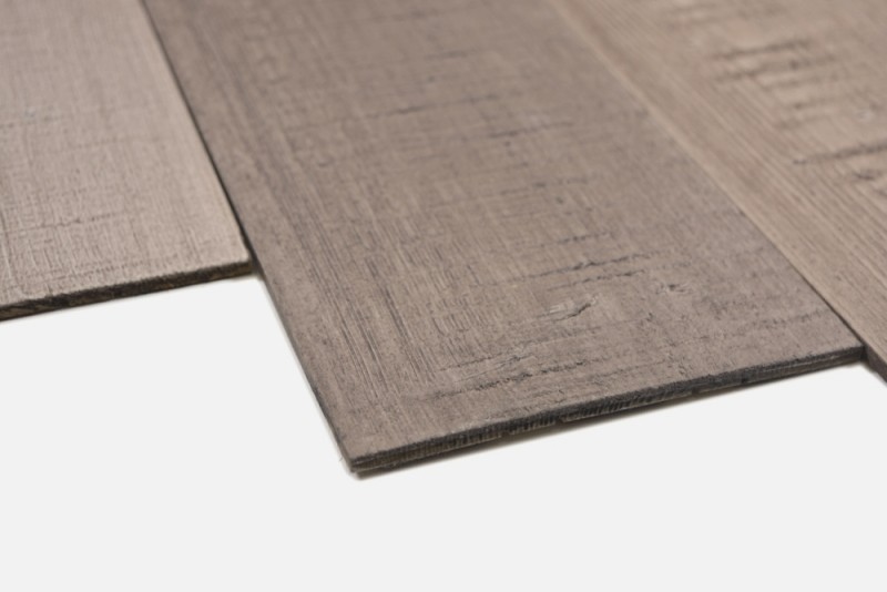 Paneles de madera autoadhesivos panel de pared panel de pared de madera panel de pared beige marrón - MOS170-W123 ( 9 piezas)