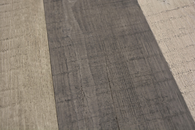 Paneles de madera autoadhesivos paneles de pared revestimiento de pared de madera panel de pared gris - MOS170-W356 ( 9 piezas)
