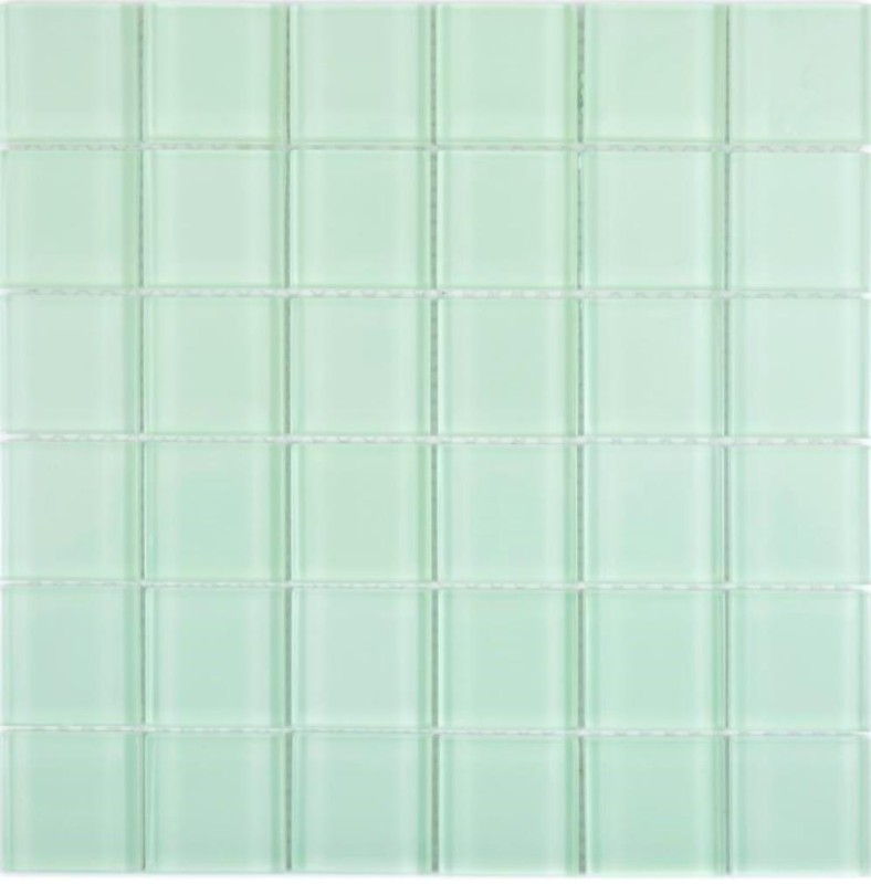 Mosaico de vidrio mosaico azulejos verde fluorescente pared azulejo backsplash cocina baño - MOS88-1005