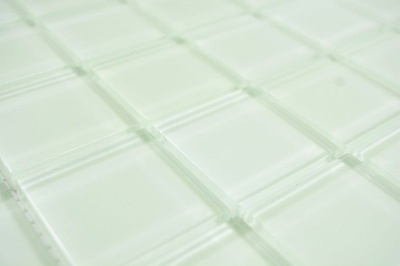 Mosaico de vidrio mosaico azulejos verde fluorescente pared azulejo backsplash cocina baño - MOS88-1005