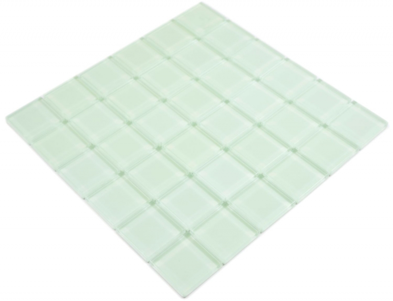 Mosaico de vidrio verde fluorescente mosaico azulejo pared azulejo backsplash cocina baño - MOS88-1005_f