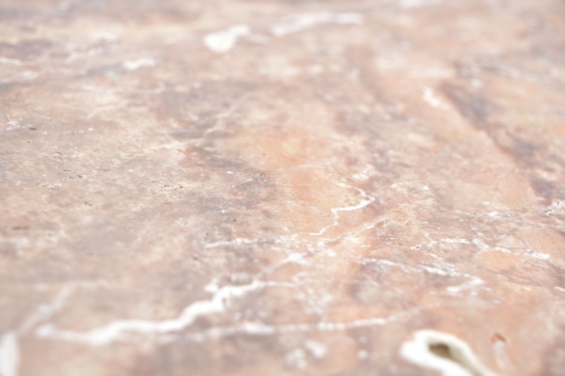 Azulejo de piso Rossoverona rose teracotta aspecto antiguo travertino mosaico azulejo pared azulejo backsplash cocina cuarto de baño - MOSf-45-45061