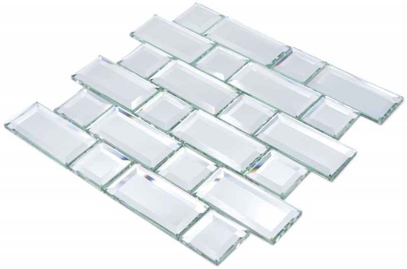 Mosaico de vidrio mosaico azulejos espejo plata mosaico azulejo espejo cocina ducha baño