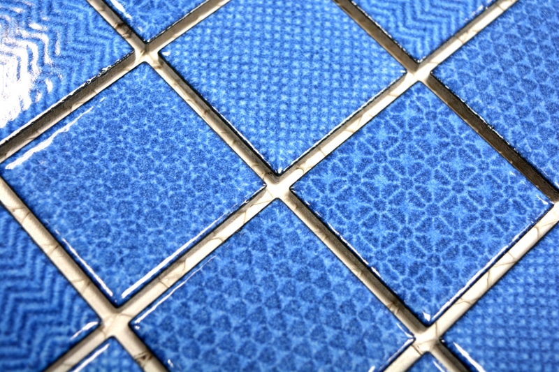 Muestra de mano mosaico azulejo AQUA AZUL BAÑO piscina backsplash ducha baño azulejo MOS16-0404_m