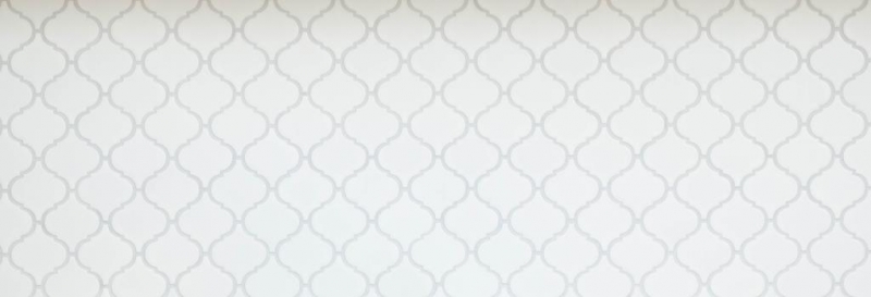 Muestra de mano retro vintage mosaico azulejo cerámica florentino blanco mate MOS13-11WM_m