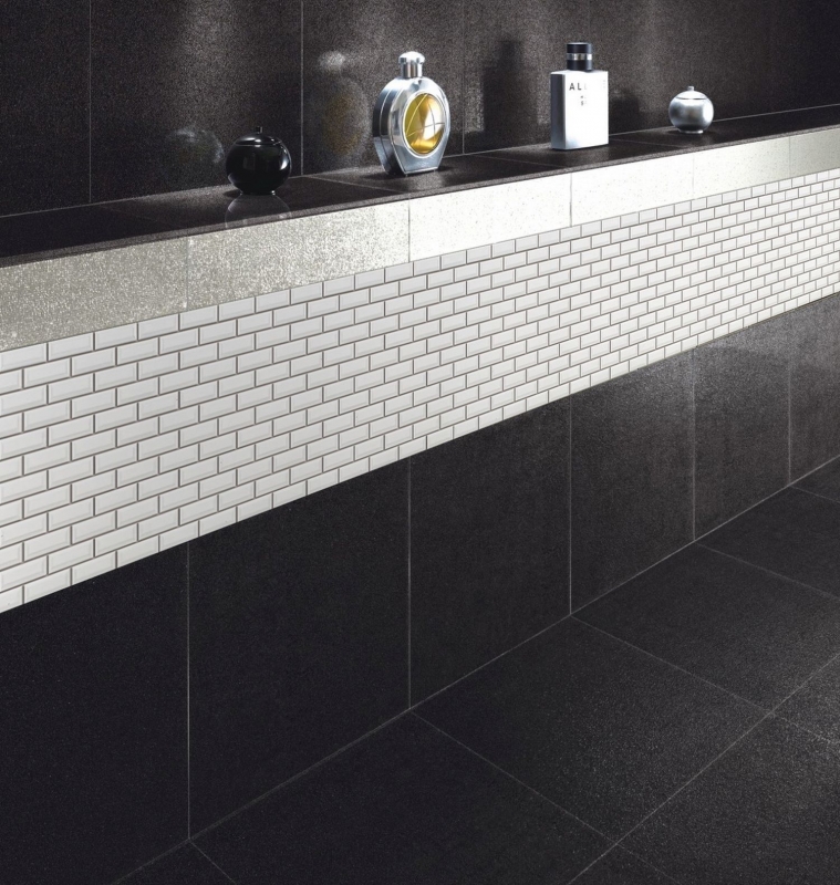 Muestra de mano Mini Metro Subway mosaico azulejo cerámica BLANCO azulejo backsplash cocina MOS26-0102_m