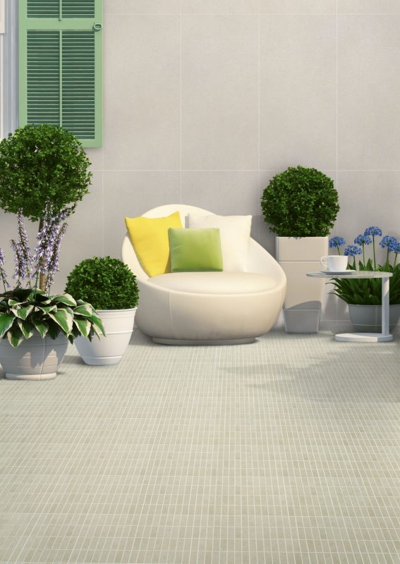 Muestra de mano mosaico azulejo cerámica varillas aspecto piedra luz beige azulejo backsplash cocina MOS24-STSO45_m