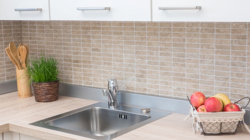 Muestra hecha a mano mosaico azulejo cerámica beige efecto piedra azulejo beige backsplash cocina MOS24-STSO67_m