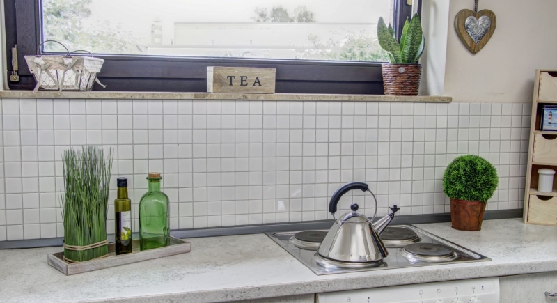Muestra de mano mosaico azulejo cerámica blanco brillante azulejo espejo baño pared MOS16B-0101_m