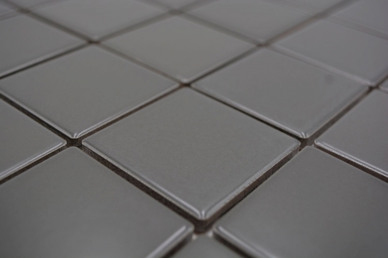 Muestra de mano mosaico azulejo cerámica gris metal mate azulejo backsplash cocina splashback MOS16B-0211_m