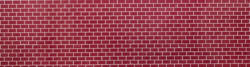 Muestra de mano mosaico azulejo espejo cuarzo compuesto piedra artificial Ladrillo Artificial rojo MOS46-ASMB4_m