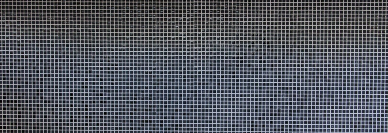 Muestra de mano azulejo mosaico ECO Reciclaje GLAS Esmalte vidrio negro mate MOS140-01B_m
