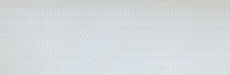 Muestrario de mano mosaico ECO Reciclaje VIDRIO espiga esmalte blanco mate MOS140-HB37W_m