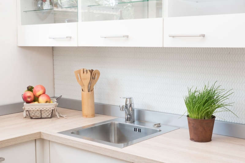 Muestrario de mano mosaico ECO Reciclaje VIDRIO espiga esmalte blanco mate MOS140-HB37W_m