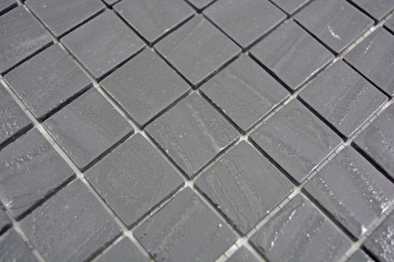 Muestra de mano mosaico ECO Reciclaje GLAS ECO negro antracita MOS360-03_m