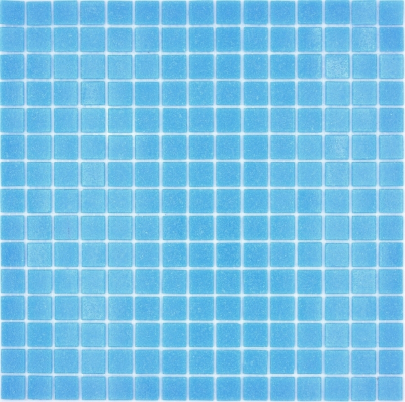 Muestra de mano mosaico azulejo vidrio azul claro pared azulejo baño azulejo ducha splashback azulejo backsplash MOS200-A13-N_m