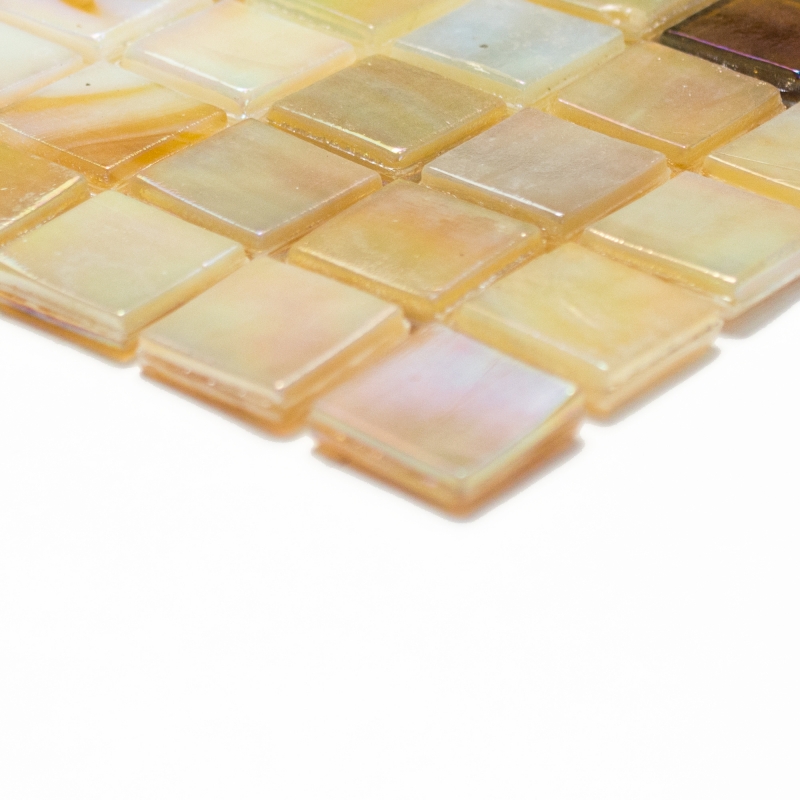 Muestra de mano azulejo de mosaico de vidrio de color arena azulejo de pared azulejo de baño azulejo ducha splashback azulejo backsplash MOS58-1204_m