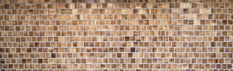 Muestra de mano mosaico azulejo Mosaico de vidrio translúcido Estructura de cristal marrón claro esmerilado MOS78-CF85_m