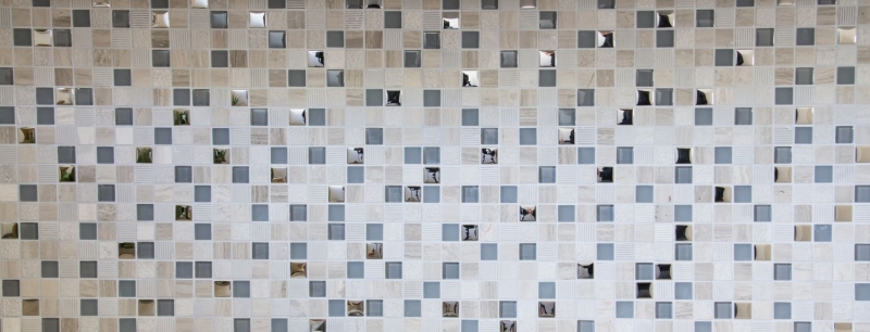 Muestra de mano mosaico azulejo Azulejo espejo translúcido gris claro plata Mosaico de vidrio Piedra de cristal EP gris claro plata MOS92-HQ20_m