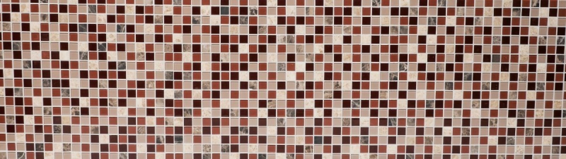 Muestra de mano mosaico azulejo espejo translúcido marrón vidrio mosaico cristal piedra marrón BAD WC cocina PARED MOS92-1304_m