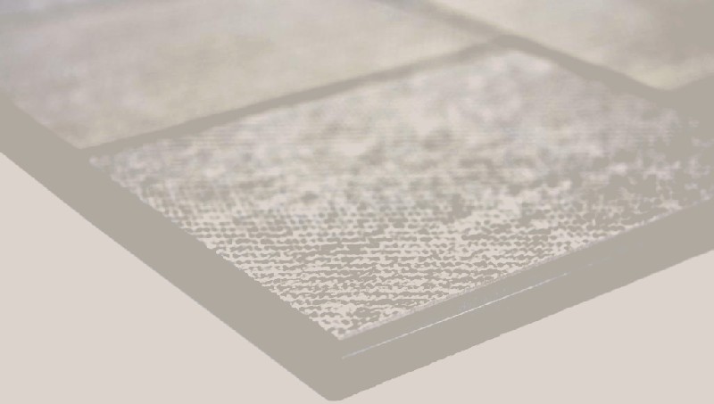 Muestra de mano mosaico azulejo translúcido cerámica beige rectángulo mosaico de vidrio Crystal cerámica beige MOS88J-1202_m