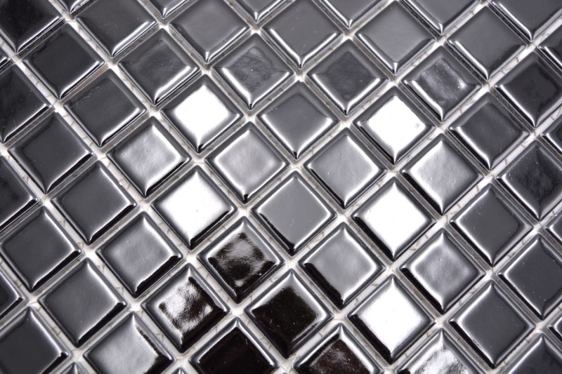 Mosaico de azulejos NOCHE NEGRO GLOSSY cocina splashback MOS18D-0301_f