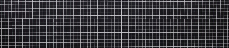 Mosaico de cerámica negro mate azulejo backsplash cocina splashback MOS18D-0311_f