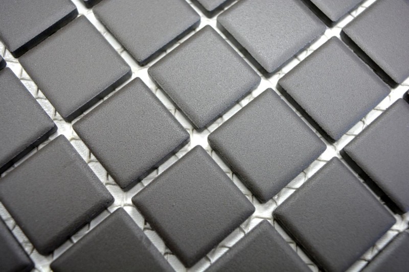Mosaico de cerámica marrón sin esmaltar azulejo de la pared azulejo del baño MOS18-CU050_f
